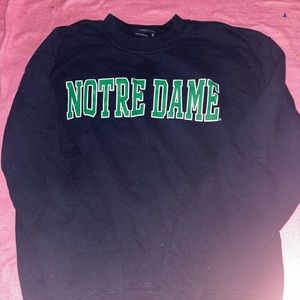 notre dame crewneck